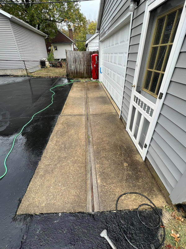 breaking of concrete for a trench drainage system springfield il