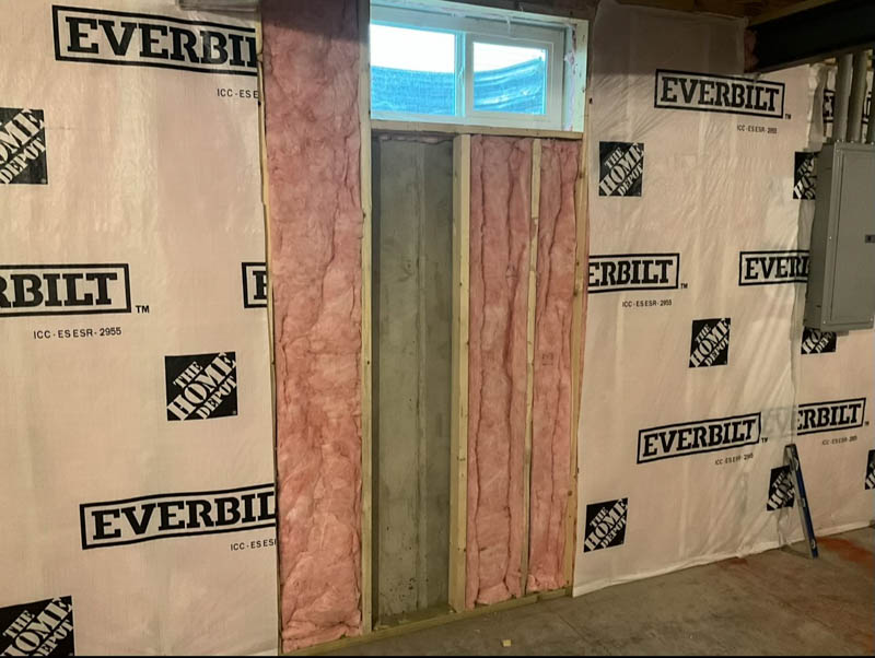 basement window before egress window is installed springfield illinois